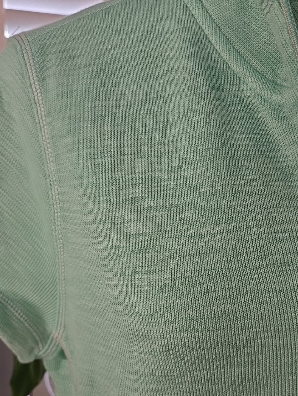 Tommy Bahama Mint Green Short Sleeve Zip-Front Tunic - Picture 8 of 10